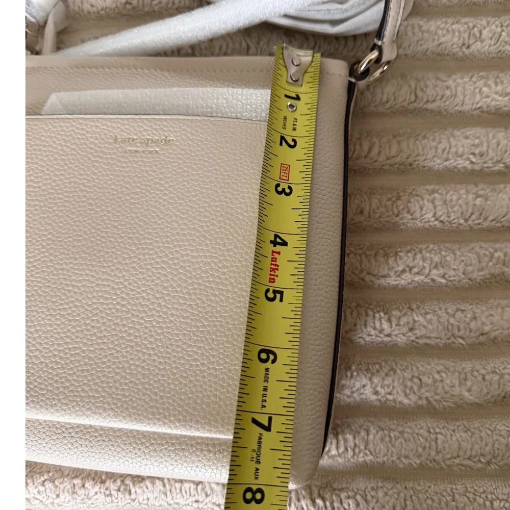 Kate Spade New York Ava Small Swingpack‎ Beige Pebbled Leather